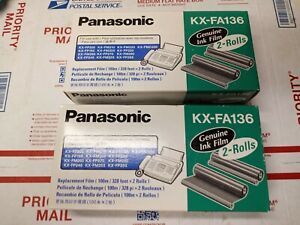 Panasonic Genuine Ribbons KX-FA136 Lot of 2 Boxes! Excellent Condition!!