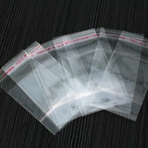 Transparent Self Adhesive Seal Clear Packaging Plastic Craft Bags Party Supplies