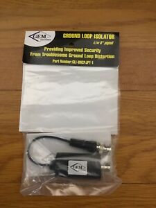 GEM Pro Grade CCTV Ground Loop Isolator BNC Male To Female HD Coax USA Seller