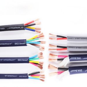 1 meter SREXACT fever audio speaker cable subwoofer oxygen-free copper sheath