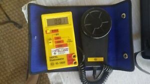 BEHA 93-1065F DIGITAL ILLUMINOMETER LIGHT METER 3 RANGE