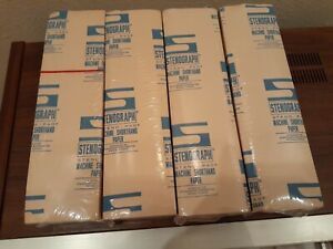 Lot Of 4 Vintage New Old Stock (Sealed) Stenograph Machine Shorthand Paper