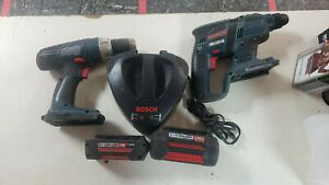 36v Bosch Hammer Drill SDS Rotary Hammer KIT W/ 2 Battery &amp; Charger(34247)