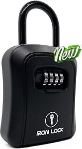 Key Lock Box Combination Portable And Wall mounted Indoor/Outdoor Waterproof Key