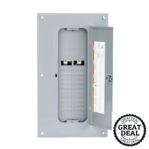 Square D Homeline  Indoor Main Lug Plug-On Neutral Power Distribution Panel