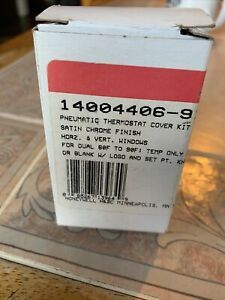 HONEYWELL 14004406-910 PNEUMATIC Thermostat Cover KIT-SATIN CHROME  F/SHIP NIB