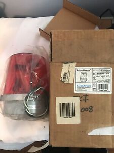 Open Box Edwards AdaptaBeacon Red Rotating Light 52A-N5-40WH 120 VAC