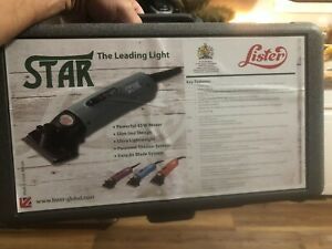 Lister Star Large Animal Clipper with Fine Blade for Horses, Cattle, Sheep, NEW!
