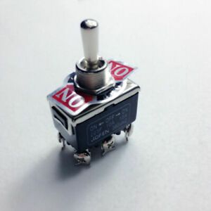 1piece Toggle ON-OFF-ON DPDT Momentary 6-Pin 380V Switch 15A