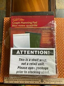 Lot of 4 Pads of Ampads Gold Fibre Graph Planning Pads