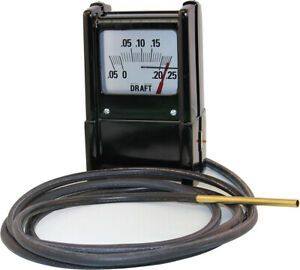 Bacharach MZF Pressure/Draft Gauge 13-7019 HVAC Testing Tool Gauge