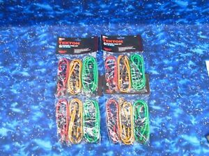 Tekton 6 Piece Bungee Cord Set 12&#034; 18&#034; 24&#034;  4 Pack New
