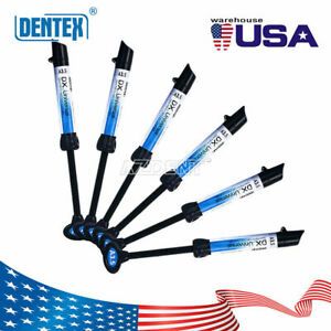 5pcs Dental Syringe Ultra Universal Composite Light Cure Resin A3.5 Shade Dentex