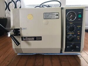 Tuttnauer 2540MK Instrument Steam Sterilizer / Autoclave with 3 Trays 
