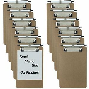 Trade Quest Pen Holder Memo Clipboards 6&#039;&#039; x 9&#039;&#039; 12 - Pack Pen Included