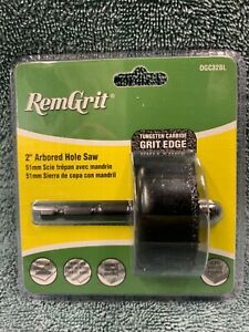 Remgrit 2 Inch Tungsten Carbide Grit Edge Hole Saw for Marble or Slate