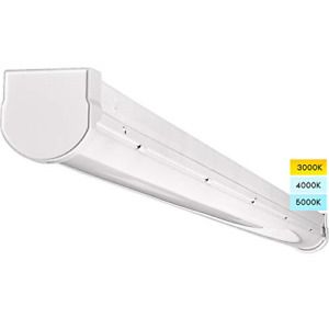 Luxrite 4FT LED Shop Lights for Garage, 34W Linear Strip Lights, 3 Color Options