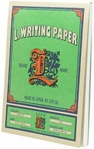 LIFE L. Writing Paper From Japan