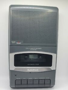 Vintage RadioShack Portable Cassette Recorder CTR-111 with AC Adapter TESTED