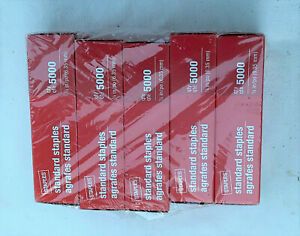 STAPLES 1/4” STANDARD STAPLES - 5 PACKS (5000 each)
