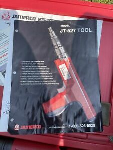 Jamerco JT-527 Powder-actuated Fastening Tool Kit Nail Gun Bundle w case