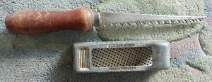 Lot 2 Vintage Stanley Surform No.399 + No.15-206 Sheetrock Saw USA Drywall Tools