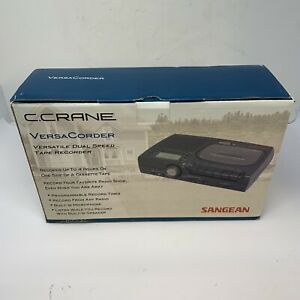 Sangean C.Crane VersaCorder  Versatile Dual Speed Tape Recorder New