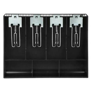 Cash Drawer Register Insert Tray Replacement Cashier with Metal Clip