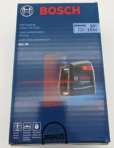 BOSCH GLL 30  Self Leveling Cross Line Laser  30&#039; BRAND NEW