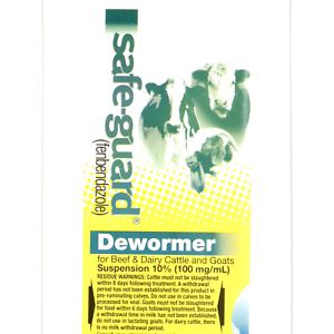 Merck Safe-Guard Dewormer Suspension for Beef, Dairy Cattle and Goats