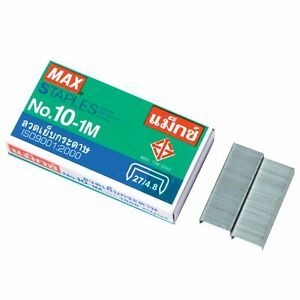 1 X Flat Clinch Staples Mini Box of 1000 by MAX No.10