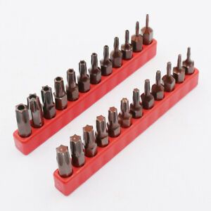 12Pieces Hex Alan Key Bit 6.35mm Shank Extension Bit Wind Batch Screwdriver