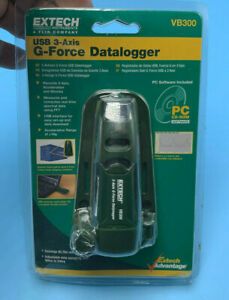 Extech Vb300 Data Logger,3 Axis Vibration,Usb