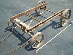 ELECTRIC WHEEL CO Hit Miss Gas Engine Cart Truck 3-5hp Magneto Oiler Steam WOW!