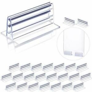 24 Pieces Self Adhesive Sneeze Holder Acrylic Panels Holder Sneeze Bracket