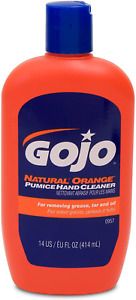 GOJO  NATURAL  ORANGE  PUMICE  GAL  W / PUMP  HAND  CLEANER  0955