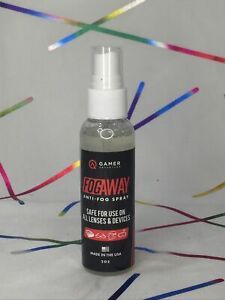 Anti Fog Sprays for All Glasses Lenses Optics Goggles Face Shields 2 Oz A4