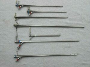 Medical Lot of 8 PILLING/Teleflex Holinger/BRONCHOSCOPES Dif. Sizes ~ Lot No. 2