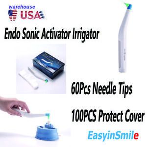 Dental Sonic Activator Irrigator Endo Root Canal 3D Cleaning   with 60Tips Free
