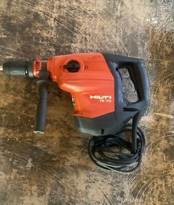 HILTI-TE 70 AVR &amp; Side Handle Combi-Hammer Drill SDS Max Demo Jack 55 56 ATC Y