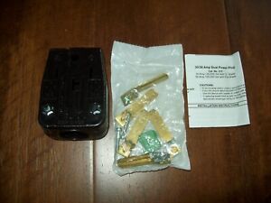 Dual Range Dryer Power Plug,14-30P/14-50P 14-6 AWG 3 Pole 4 Wire Box