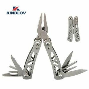 KINDLOV Wire Stripper Multitool Knife 15 In 1 Combination Folding Pliers Outdoor