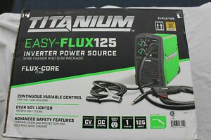TITANIUM POWER FLUX-CORE TI-FLX125 INVERTER POWER SOURCE PACKAGE