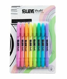 BLIEVE- Bible Pastel Highlighters Pack of 8, Gel Highlighters for Bibles Page...