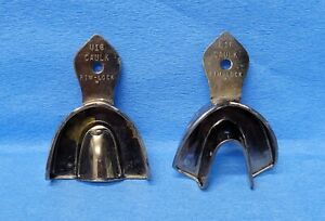 Dentsply Caulk Rim-Lock Metal Impression Tray Set, Upper16/Lower16.