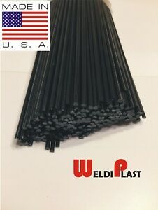 PP Polypropylene Plastic Welding Rods-10pk (9in x 3mm 1/8&#034; Black) Repair