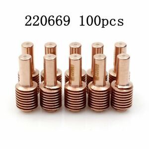 220669 Plasma Cutter Torch Consumables Electrode for 45 Pkg-100