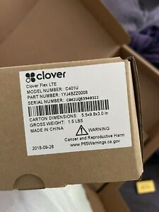 Clover Flex C401U Wireless Credit Card Processor POS Machine+Charger K400