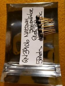 2N3906 National Semiconductor Vintage Glob Top Transistors (5 Parts)