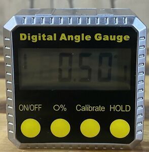 Magnet Digital Inclinometer Level Box Protractor Angle Finder Bevel Gauge 4* 90°
